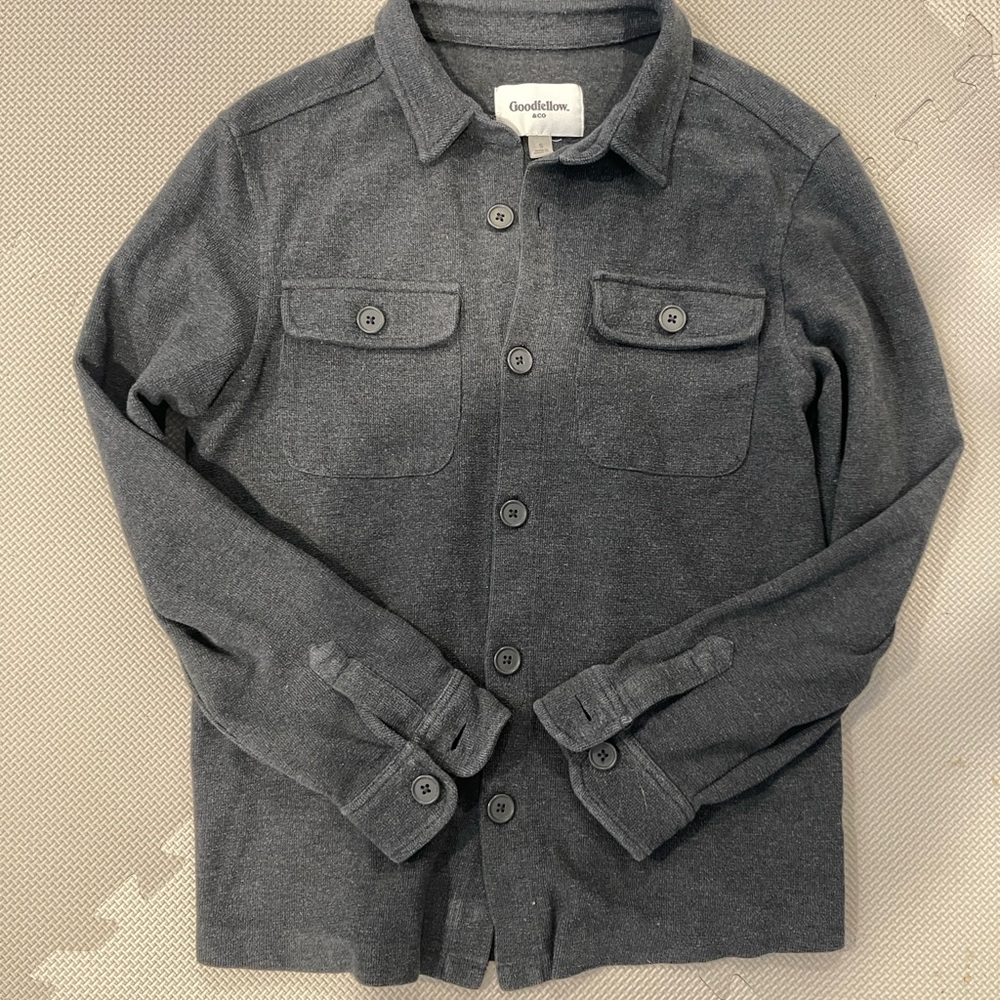 Goodfellow Gray Button-Up Shirt